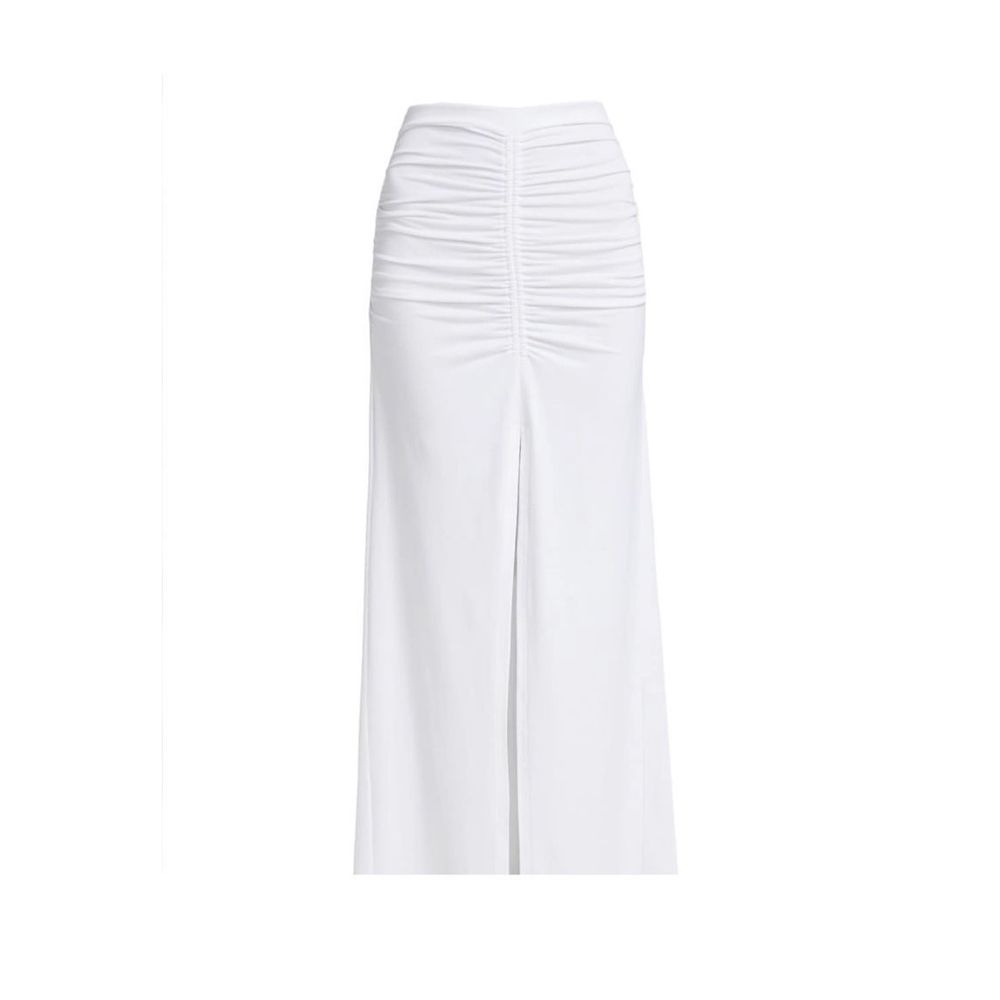 Susana Monaco Gathered Jersey Skirt in Sugar Size S - Picture 2 of 8